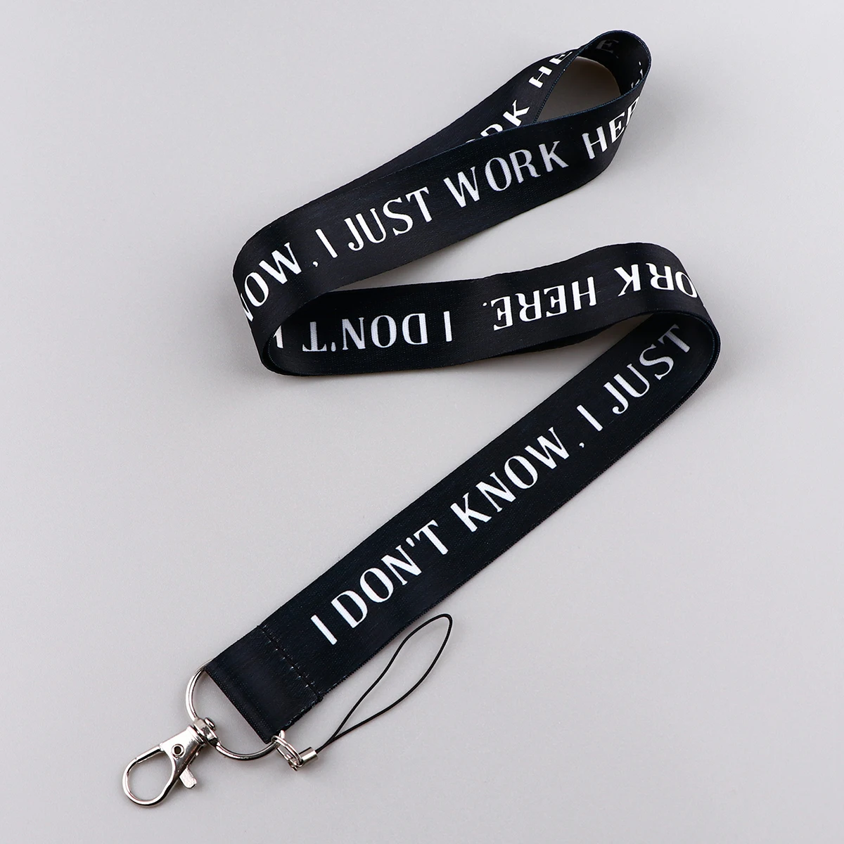 I don't know, I just work here Lanyards for Key Neck Strap For Card Badge Gym Keychain DIY Hanging Rope Phone Accessories