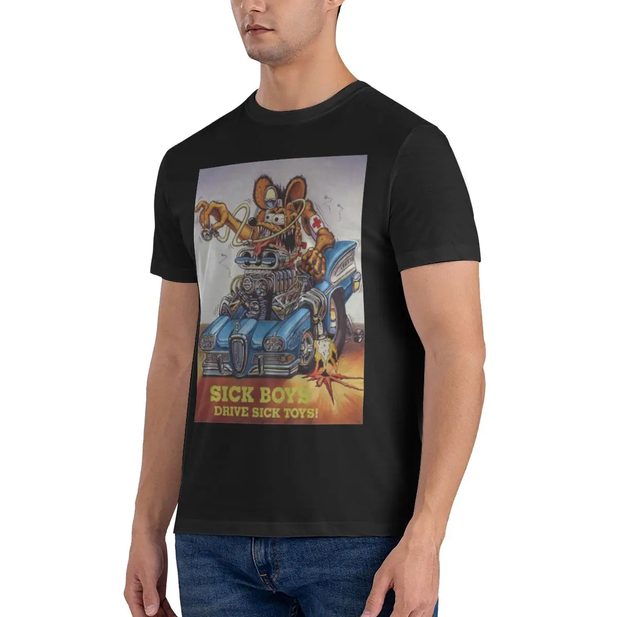 Rat Fink Men's Classic Unisex Cotton T-Shirt for Men & Women, Classic Tee