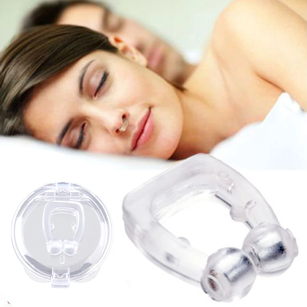 Anti Snoring Corrector Snore Elimination Nose Clip Snore Prevention Gadget    Improve Sleeping Easy Breathe Silicone Nose Clips