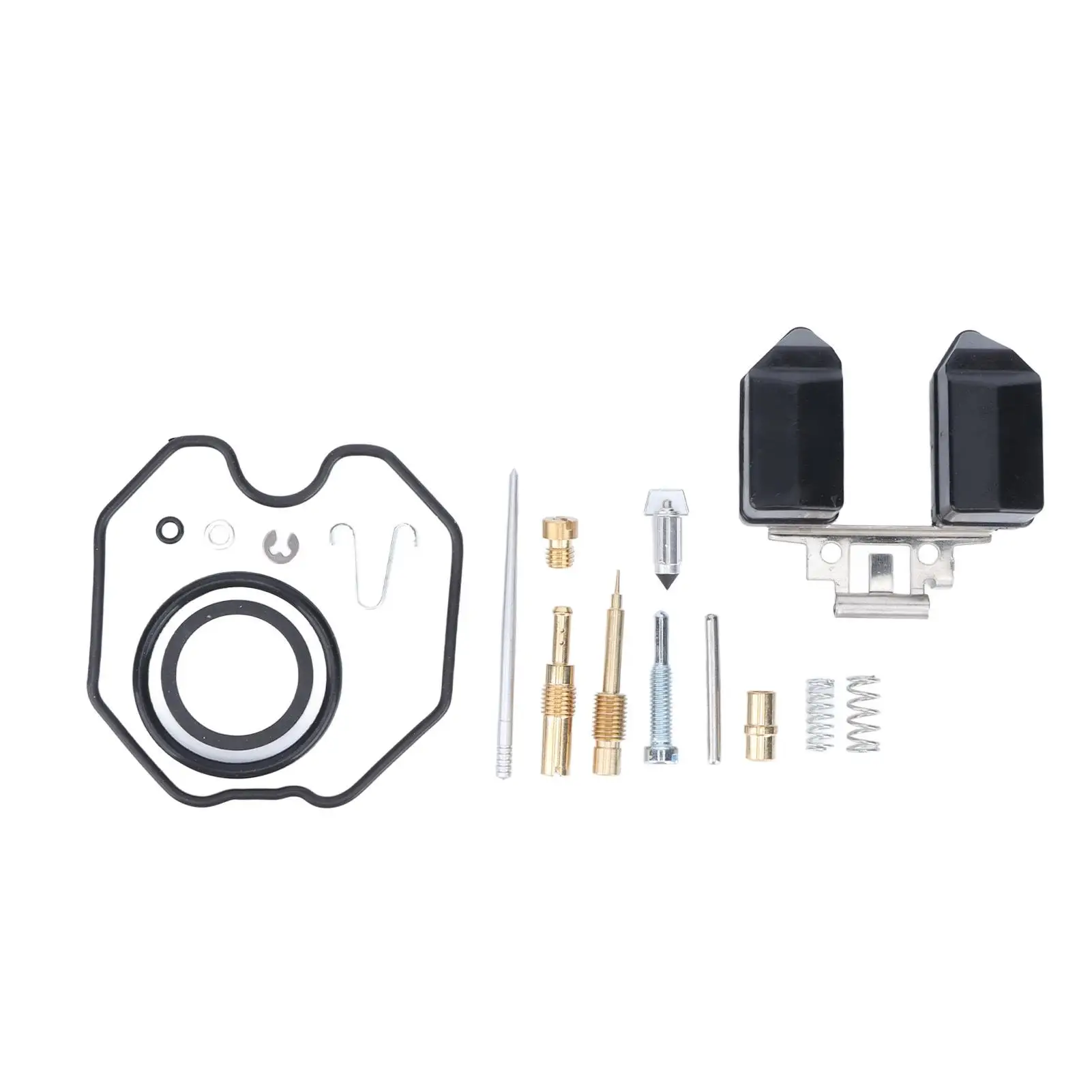 18-Piece Motorcycle Carburetor Repair Kit for Honda PZ26 CG125 - Rubber Metal Rebuild Parts