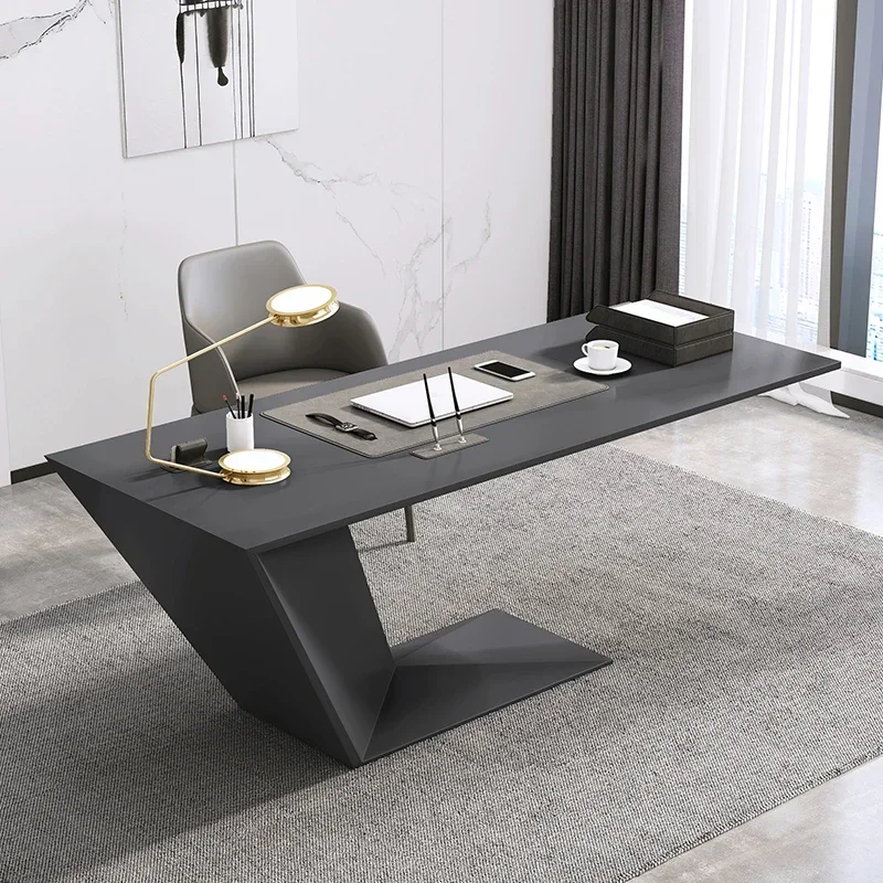 Reception Creative Office Desk Work Computer Nordic Table Minimalist Executive Office Desk Workstation Tavolino Trendy Furniture