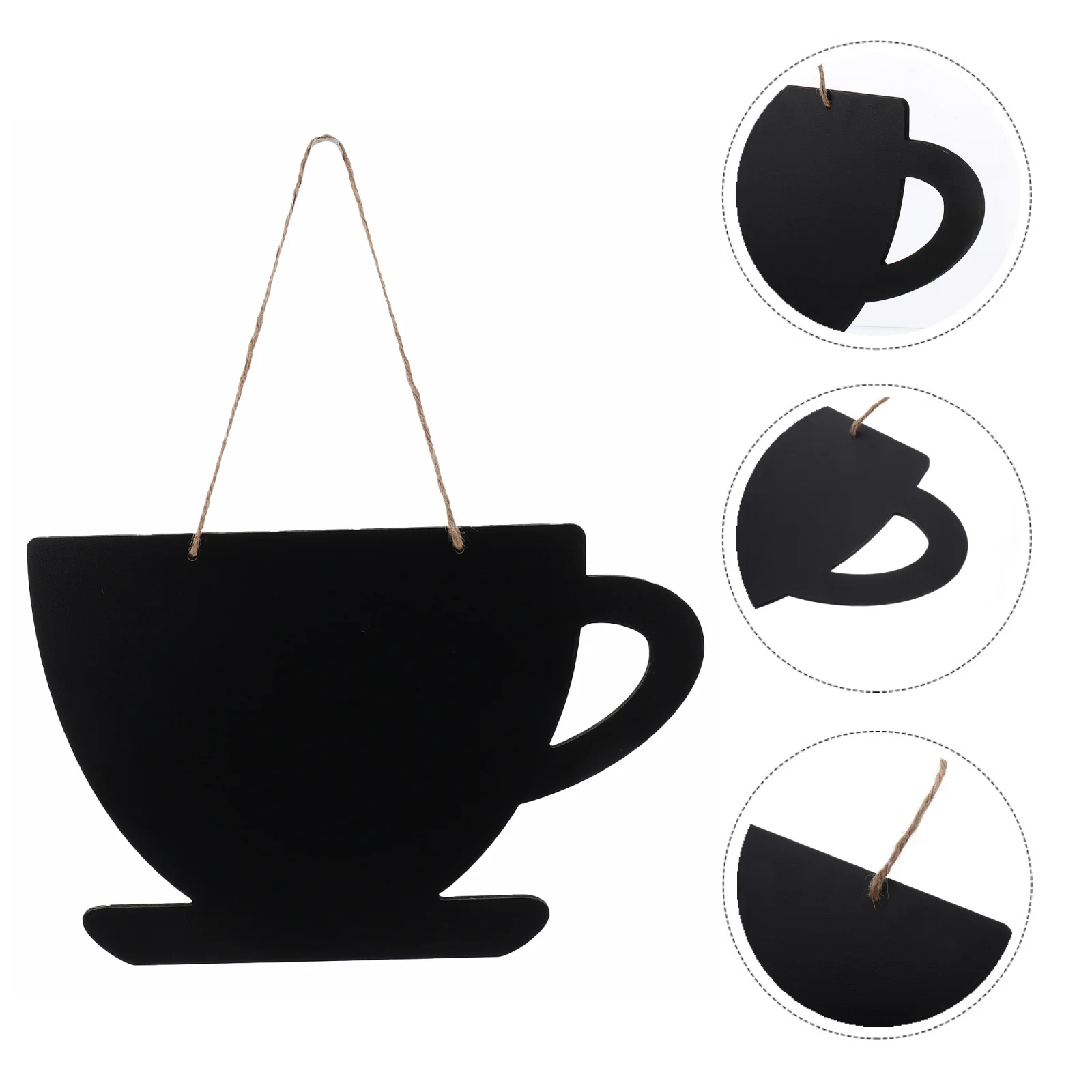 

1Pcs Display Chalkboards Hanging Message Board Ornament Suitable Graffiti Painting Notice Decor Superior Wood Material