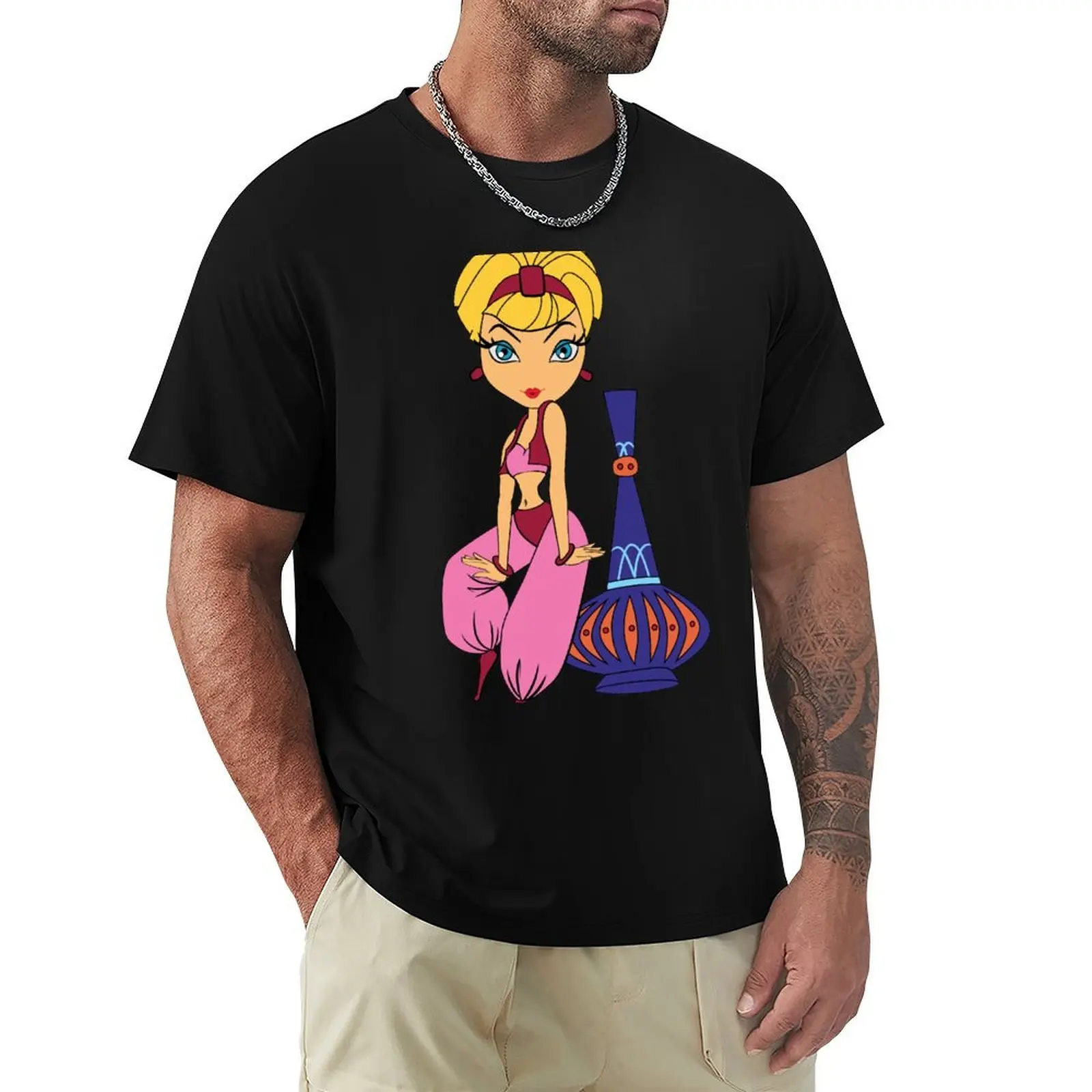 

I Dream of Jeannie 2 T-Shirt animal prinfor boys vintage clothes hippie clothes plain t shirts men
