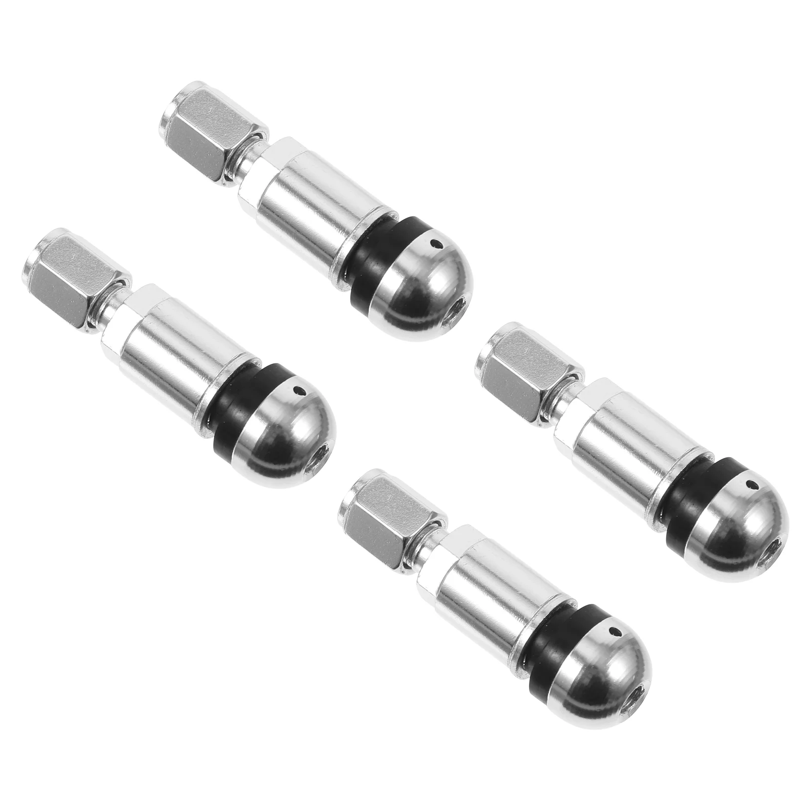 

4 Pcs Valve Rust-free Tire Leak-free Stem Aluminum Alloy Tubeless Valves