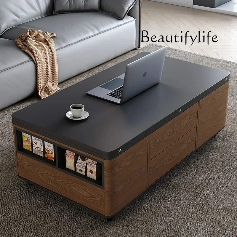 

W Designer Adjustable Folding Coffee Table Organizer Mobile Lifting Center Table Living Room Tavolino Da Salotto Bedroom Furnit