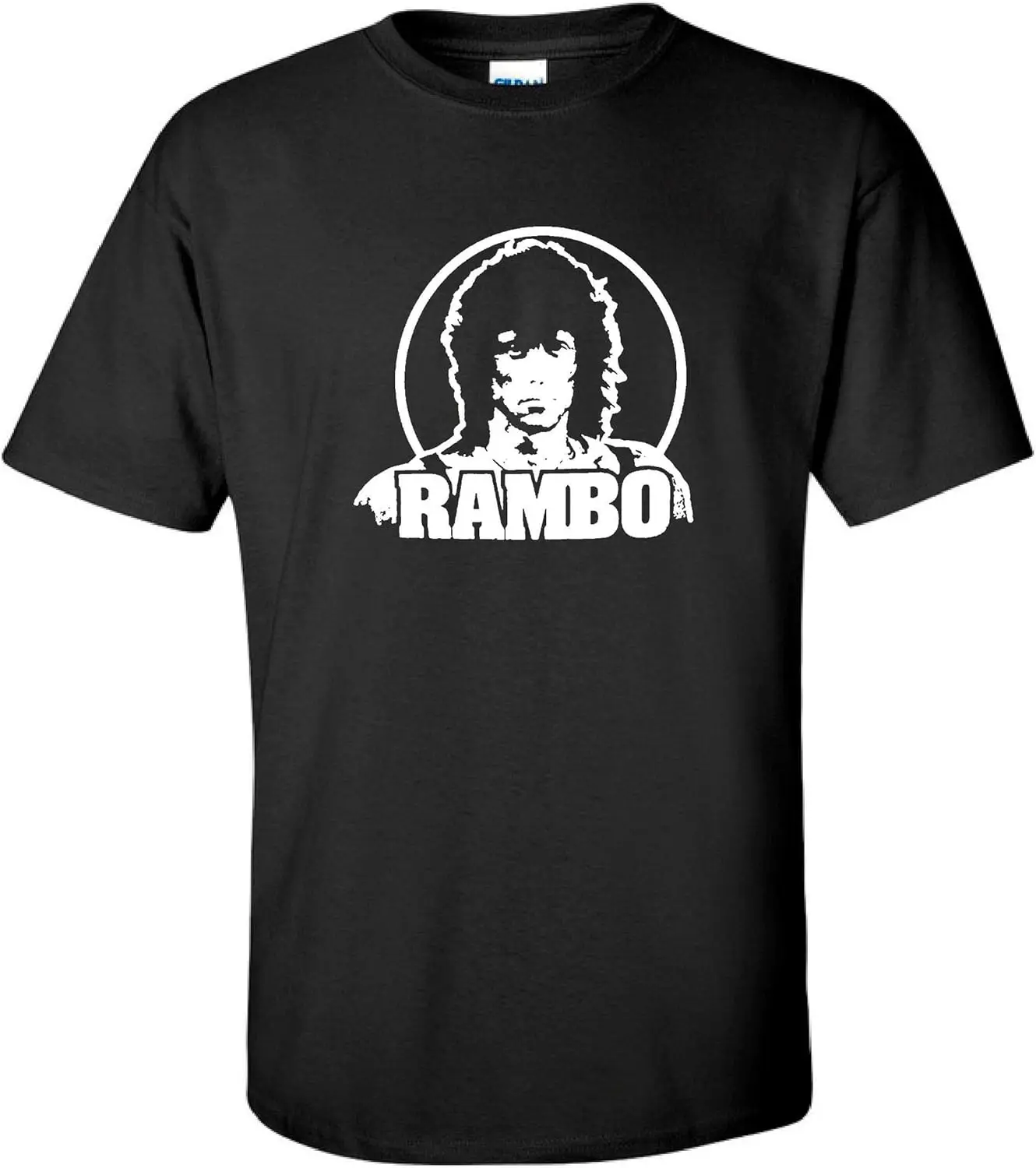 

Rambo 80s Retro Movie Black T-Shirt