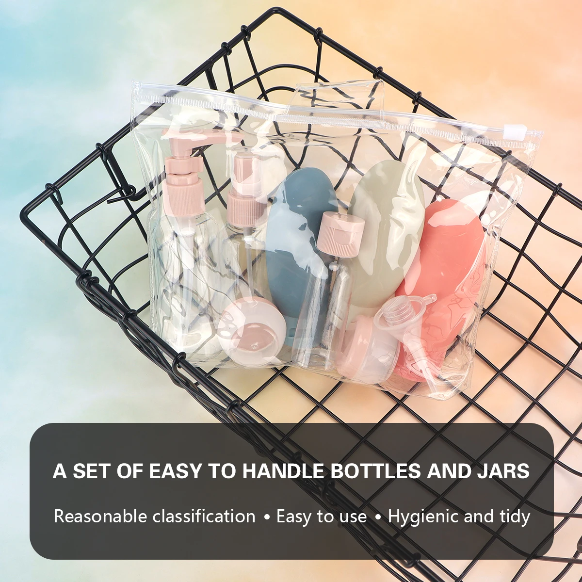 11 stuks multifunctionele reizen draagbare navulflessen lege vloeistofcontainer navulling spray lotion shampoo douchegel buis bottelen