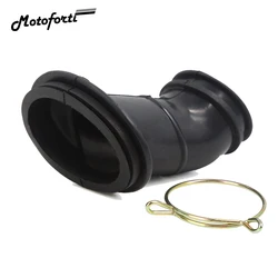 Motoforti Motorcycle Spare Parts Black Rubber Air Filter Connector Adapter Fits for CG125