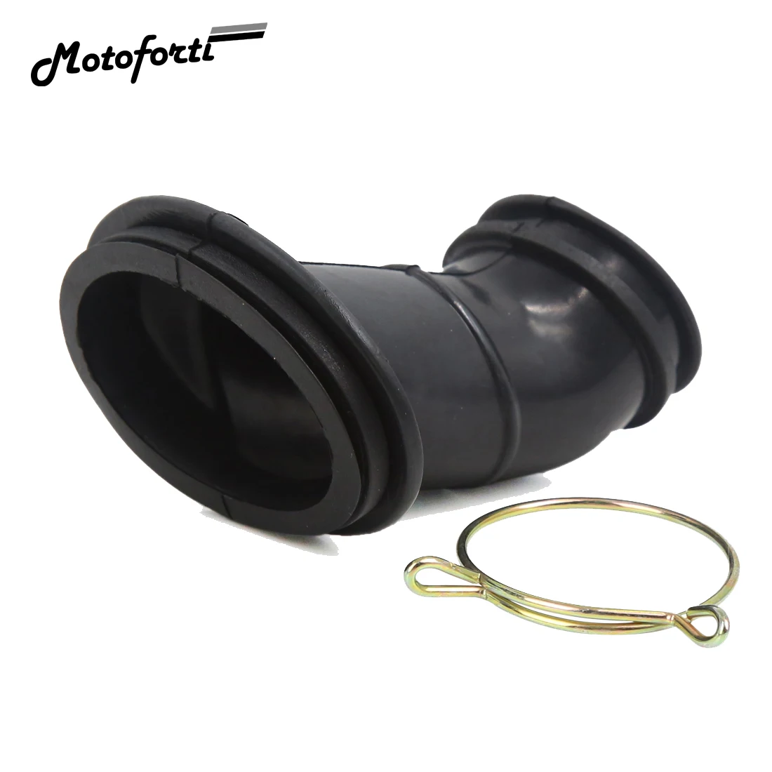 Części zamienne do motocykli Motoforti Czarny gumowy adapter złącza filtra powietrza Pasuje do CG125