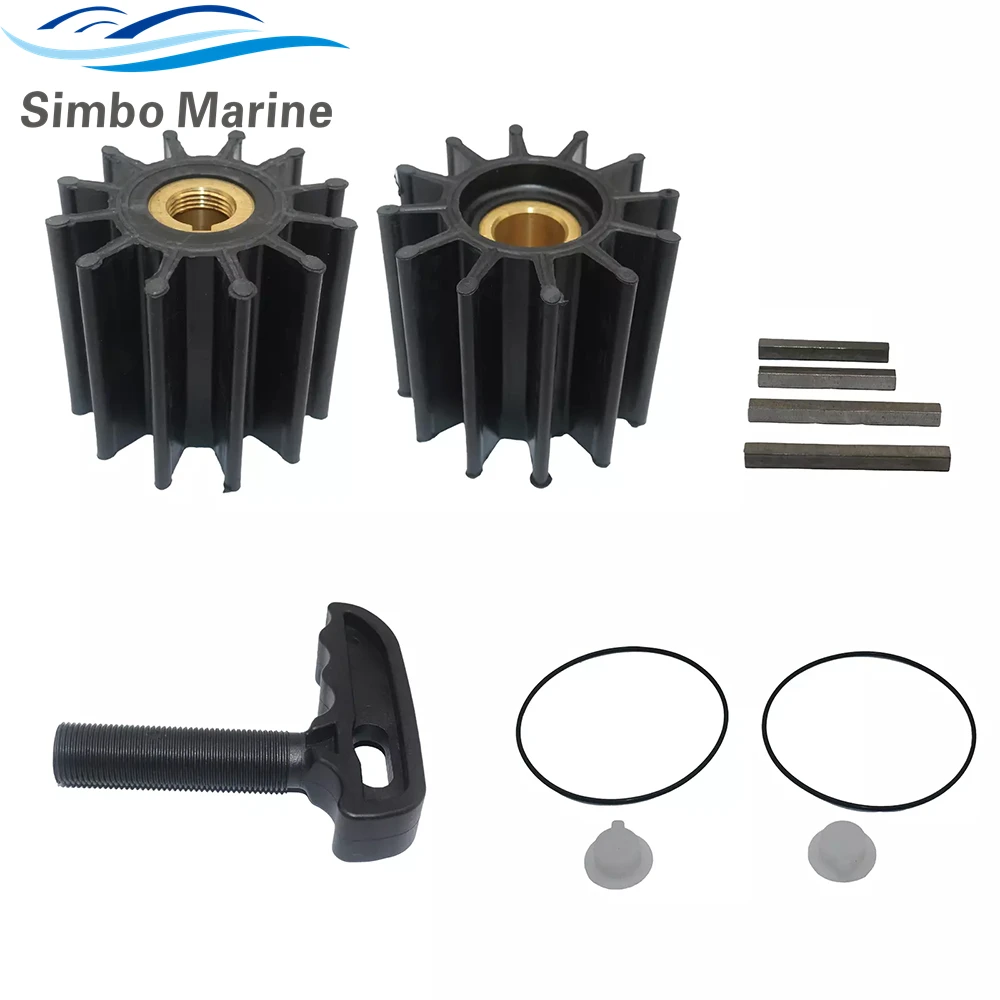 

Pair of Impeller Kits Replaces Sherwood 17000K Cummins Caterpillar With Puller