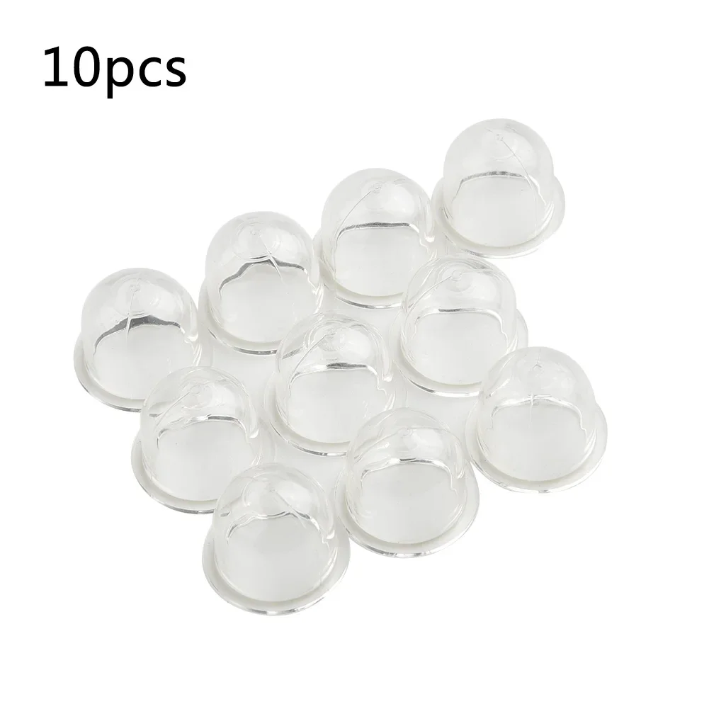 10 Pcs Transparent Fuel Pump Carburetor Primer Bulb 19/22 Mm Oil Bubble For Chainsaws Blower Trimmer Brush Cutter