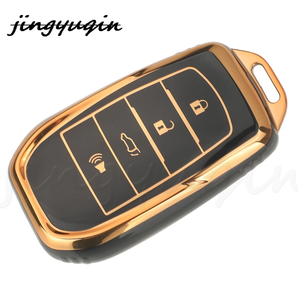 JYQ TPU Auto Remote Car Key Case Cover For Toyota CHR Hilux Fortuner Land Cruiser 200 Camry Corolla Crown RAV4 Highland Auto