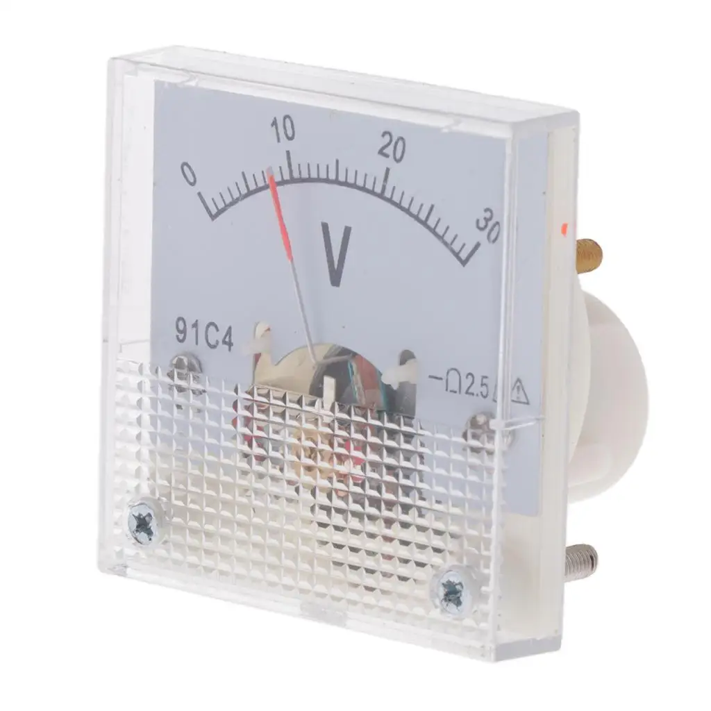 

Accurate Plastic DC Voltmeter Analog Voltage Meter Circuit Testing Tools