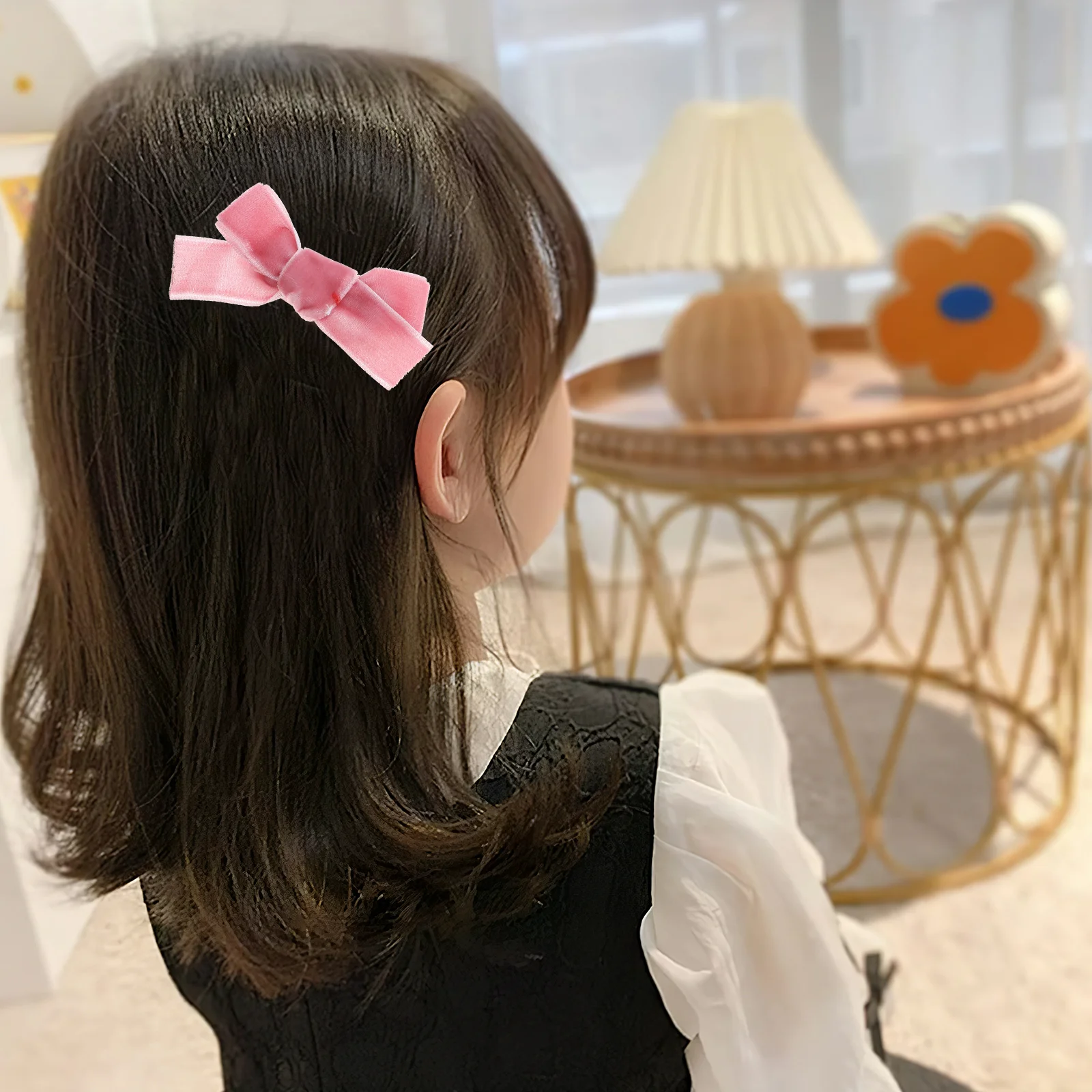 3 pçs grampos de cabelo arco para meninas elegante bowknot decoração crianças acessórios para o cabelo leve seguro segurar clipes jacaré
