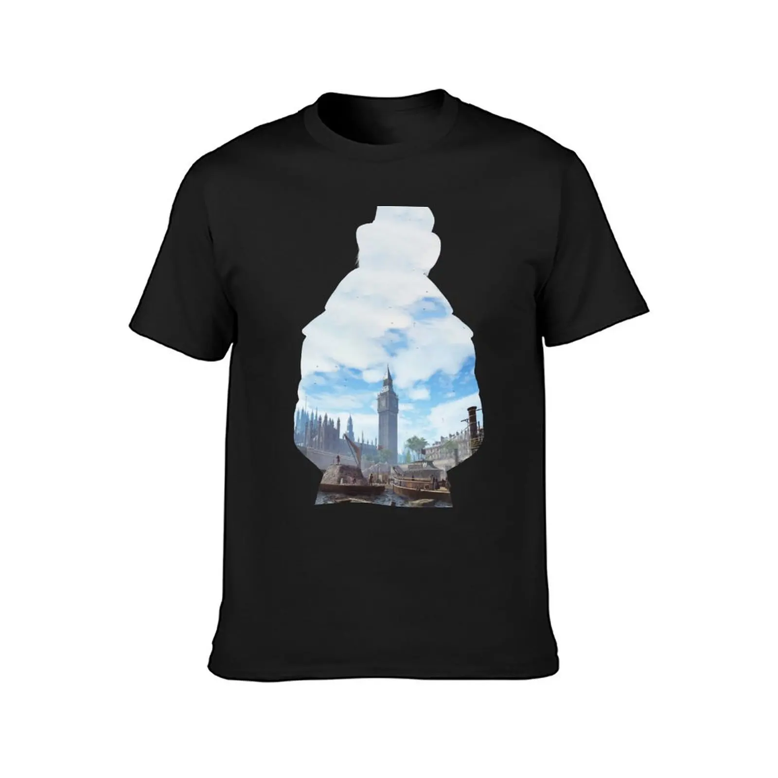 ACS Jacob Double Exposure T-Shirt korean fashion summer tops blacks mens t shirt