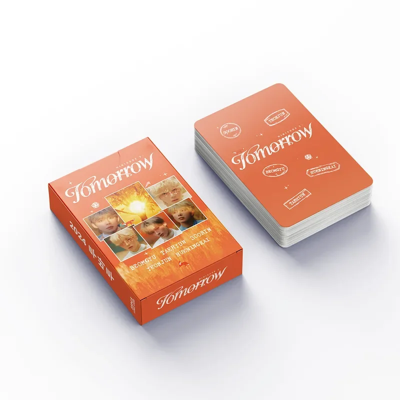 54 قطعة/المجموعة/مجموعة ألبوم مجموعات Kpop للأولاد الصغير 3: بطاقات TOMORROW lomo 2024 بطاقات صور تشيكاي بطاقات قابلة للجمع