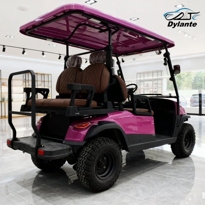 Carro de Golf eléctrico potente y rápido para adultos, 2, 4, 6, 8 plazas, 48V, 60V, 72V, carrito de Golf todoterreno, coche de turismo eléctrico