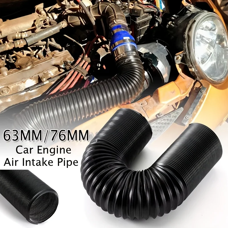

Automotive Air Intake Hose Flexible Induction Pipe Telescopic Hose Car Engine Filter Air Intake Duct Bend Car Modification