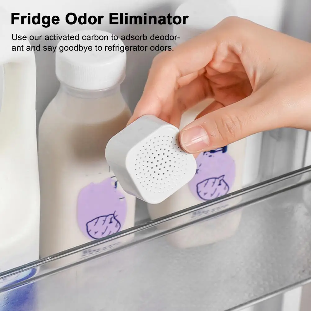 Refrigerator Deodorizer Efficient Odor Eliminator for Refrigerators Cabinets Freezers 12pcs Activated Carbon Deodorizer Boxes