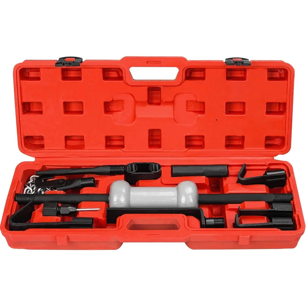 

13 Piece Slide Hammer Dent Puller Kit for Auto Body Truck Repair with Carrying Case