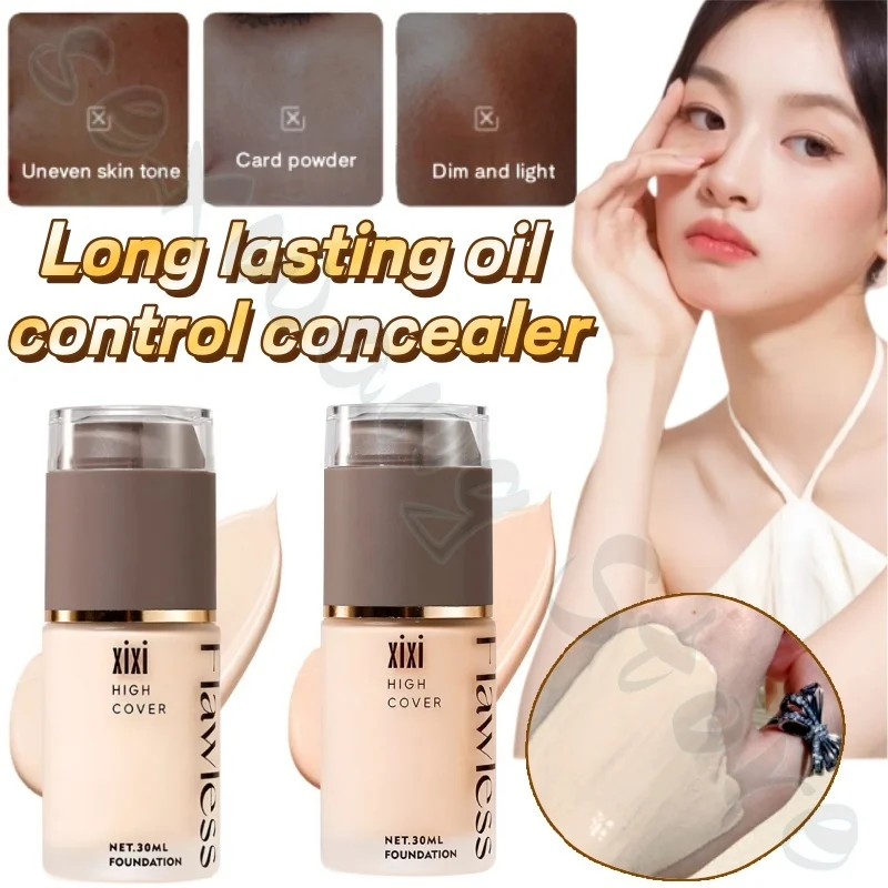 

XIXI высокоэффективная жидкая основа для макияжа длительного действия, 30 мл, исчезает тон кожи, увлажняет и является натуральным и стойким.