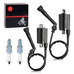 Ignition Coil Pack  L & R Spark Plug Cap For Suzuki Intruder 800 750 VS800 VS800GL VS750 VS750GLP 1988-2004 33420/33410-38A11