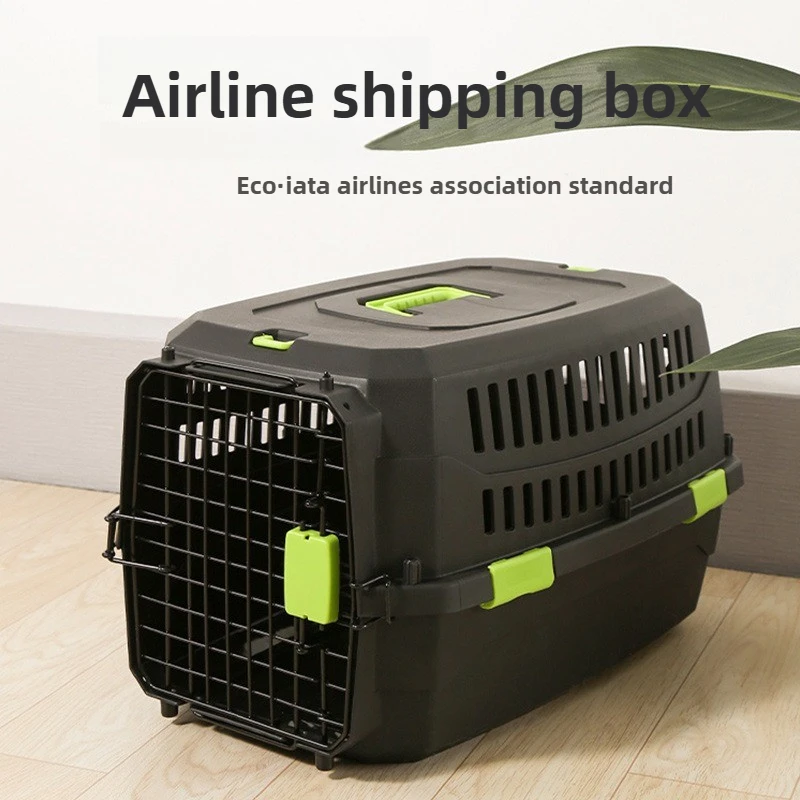 

Cat Air Box Travel Consignment Fall and Pressure Resistant Carriers Dog Carrying Portable Cats Bag Pet Products Supplies