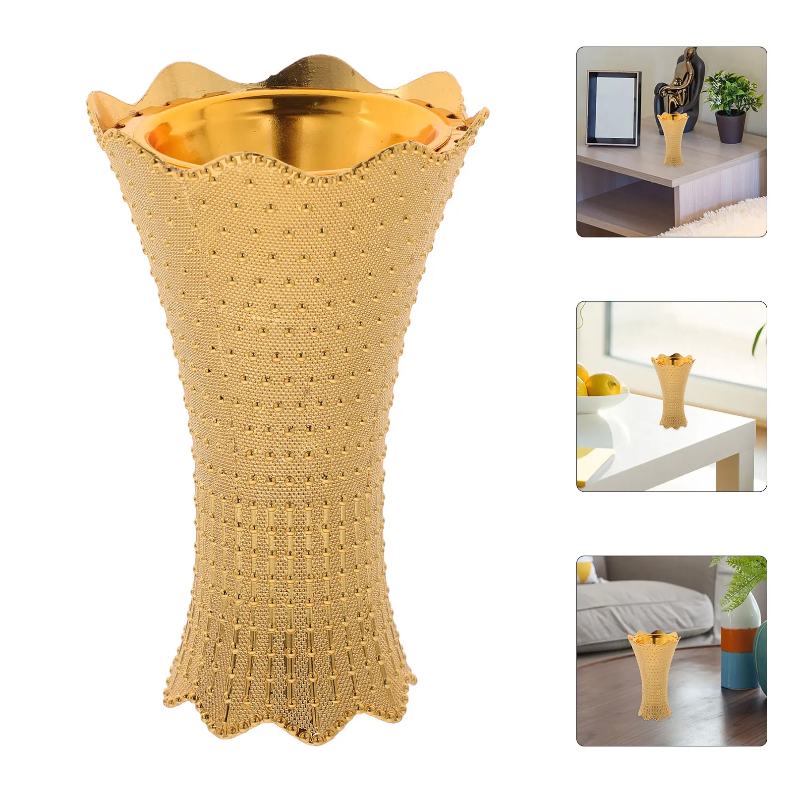 

Aluminum Alloy Bakhoor Burner Desktop Incense Holder Metal Retro Censer Indoor Decorative Ornament Bakhoor Burner