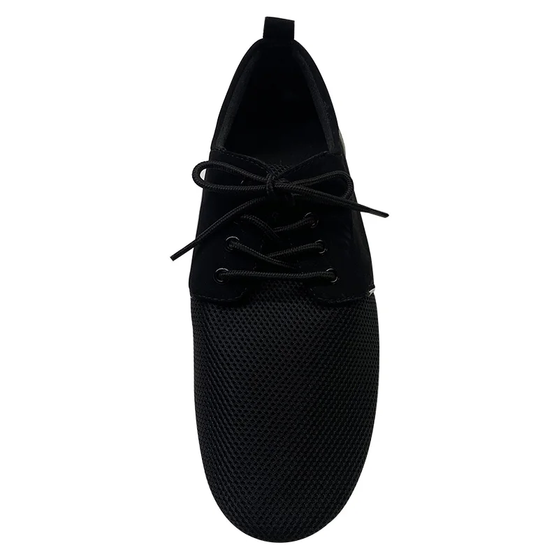 Wedopus Customized Ballet Dancing Shoes Men Sport Black Mesh Men's Line Dance Shoes Suede Sole