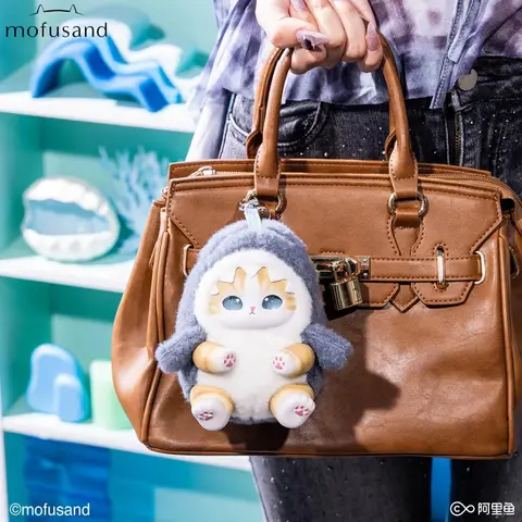 Disponibile 100% originale Mofusand Cat Series Scatola cieca Squalo Gatto Scatola sorpressa Ornamenti giocattolo Mofusand Scatola cieca Portachiavi in peluche