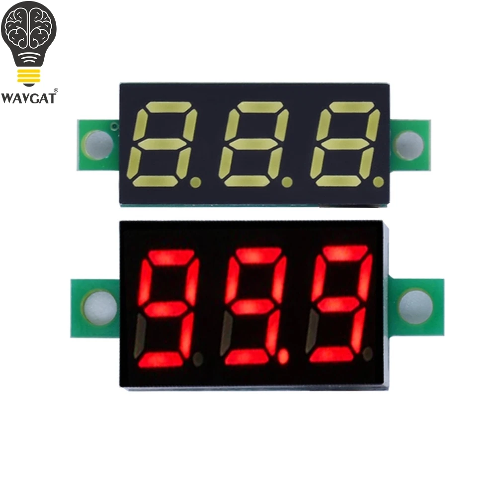 0.28 inch DC 0-100V 3-Wire Mini Gauge voltage meter Voltmeter LED Display Digital Panel Voltmeter Meter Detector Monitor Tools