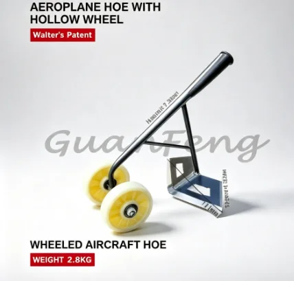 Manganese steel manual push wheel hoe, portable push type manual weeding machine, lawn manual loosening tool