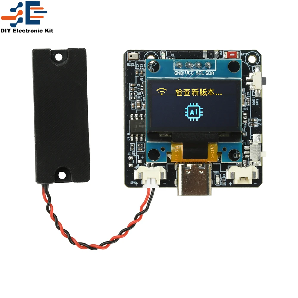 ESP32-C3 AI الحوار وحدة صوت لوحة تطوير WiFi شاشة 0.96 بوصة تدعم DeepSeek/Doubao/Qwen/Xiaozhi #1