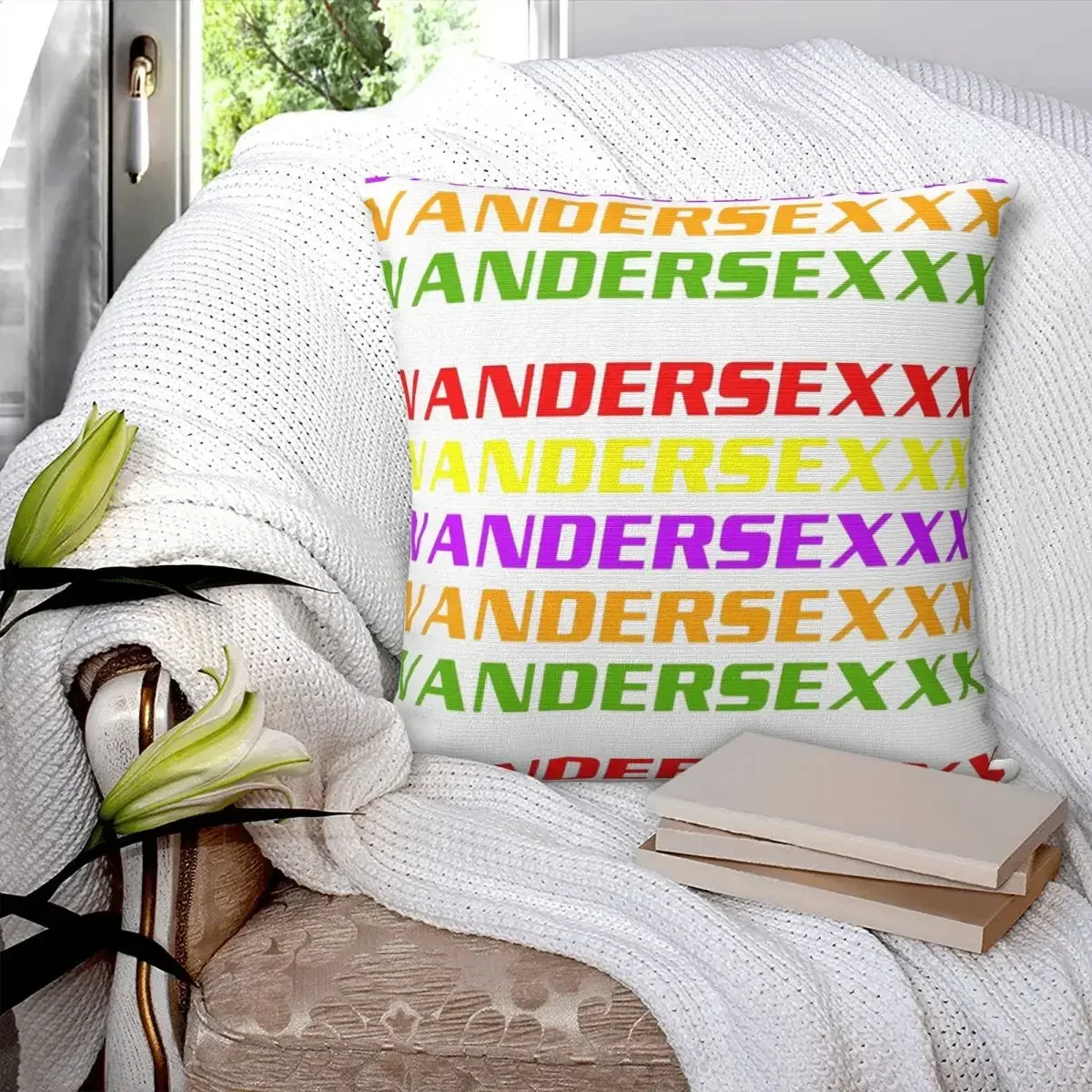 Club Vandersexxx Square Pillowcase Pillow Cover Polyester Cushion Zip Decorative Comfort Throw Pillow for Home Car