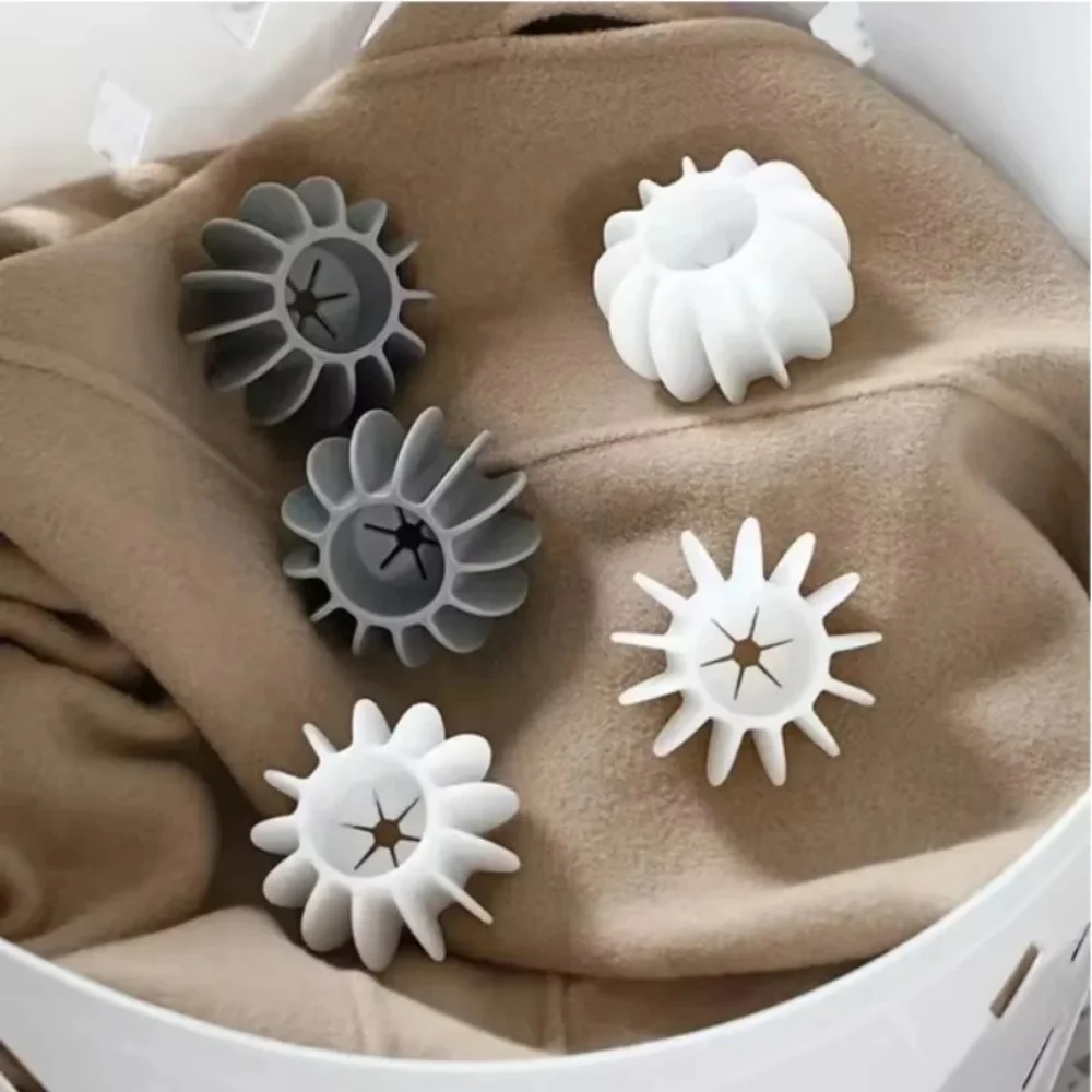 Reusable Anti-winding Cleaning Ball Clothes Hair Cleaning Tool Pet Floating Hair Remover Tool Silicone Laundry Balls Anti Tangle