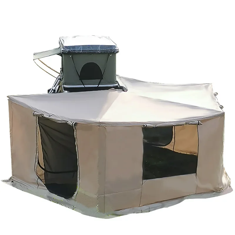 mine tepid new design car retractable roof top tent for jimny with roof bars side 270 awning room