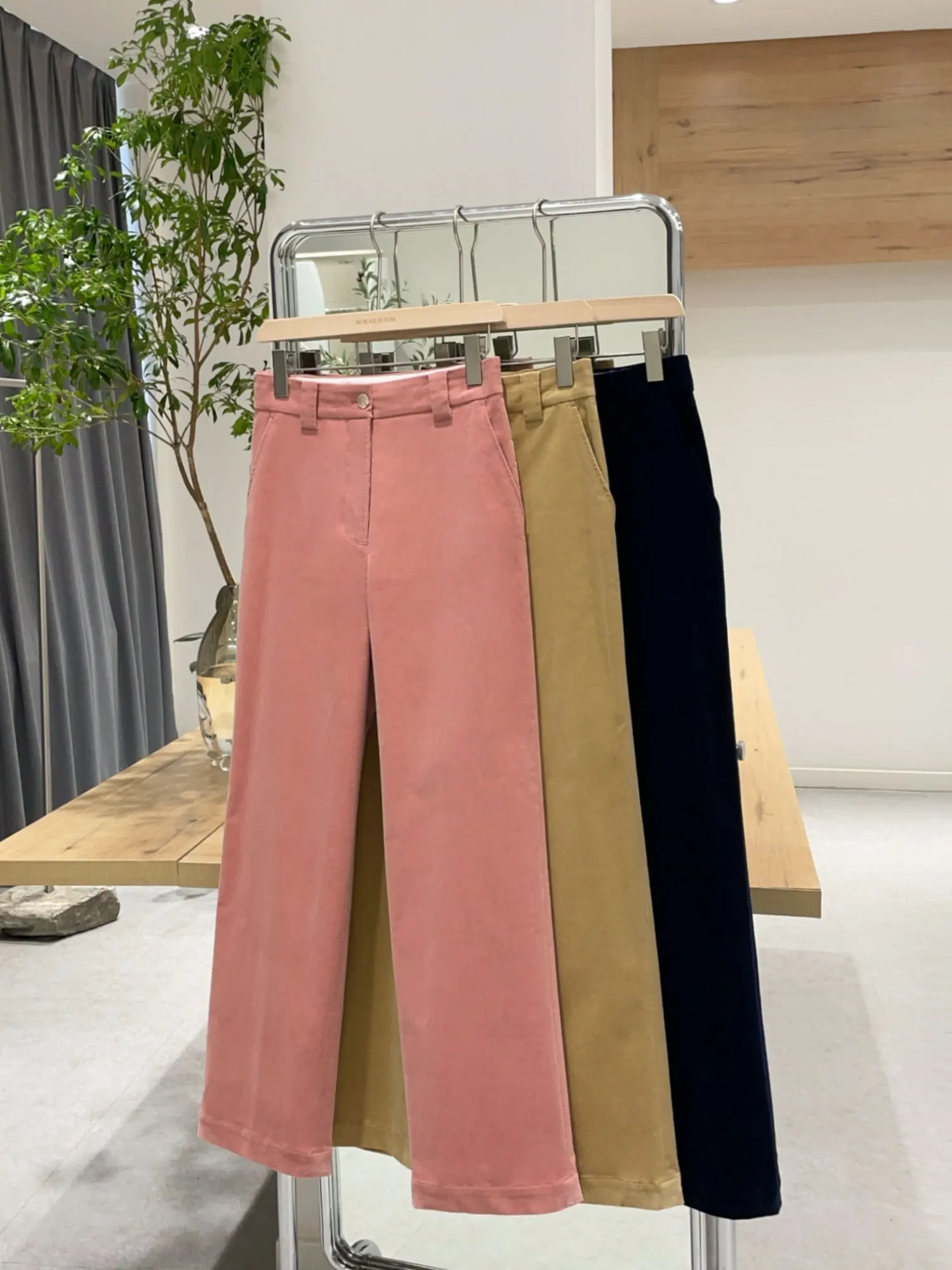 

Брюки Nok Xiaola, аутентичный бренд, зима 2025, прямые, вельветовые, повседневные, с высокой талией, на молнии, из смесового хлопка