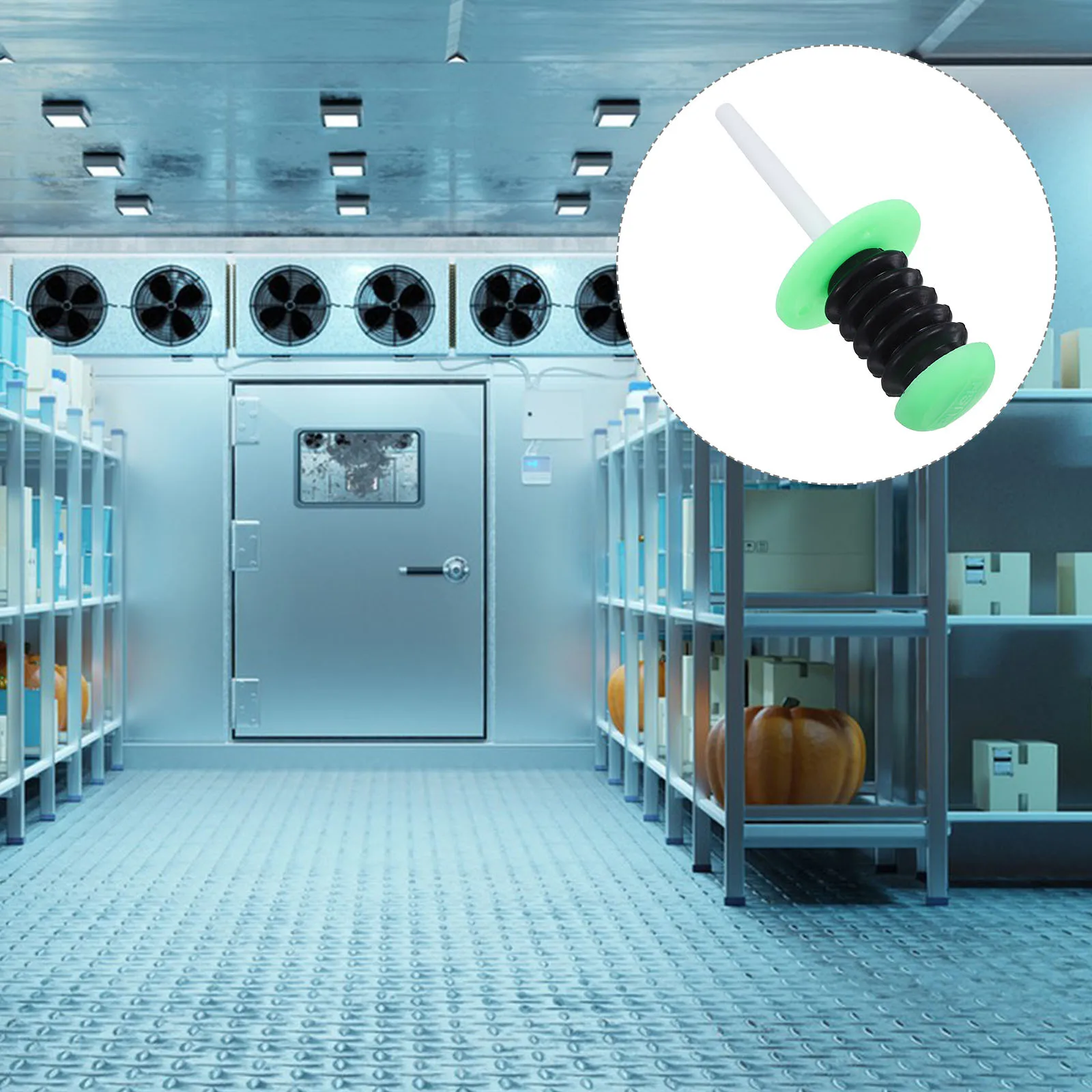 Cold Storage Door Lock for Less Than 10Cm Thickness Emergency Push Bar Door Release Industrial Refrigerator Safety