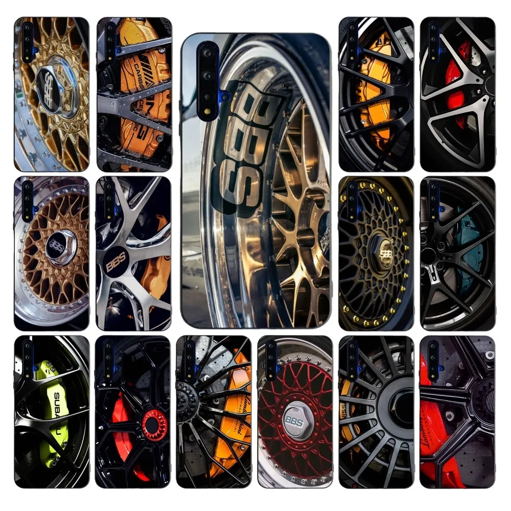 BBS Car Rim Wheel Hub Phone Case For Huawei Mate 10 20 30 40 50 lite pro Nova 3 3i 5 6 SE 7 pro 7SE