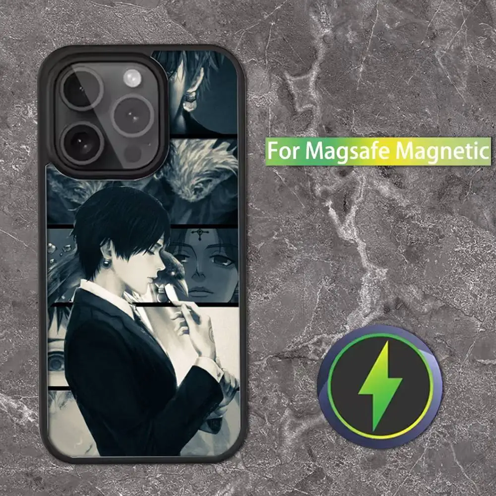 C-Chrollo L-Lucilfer Phone Case For iPhone 16,15,14,13,12,11,Pro,Max,Plus,Mini,SE Magsafe Magnetic Wireless Charging