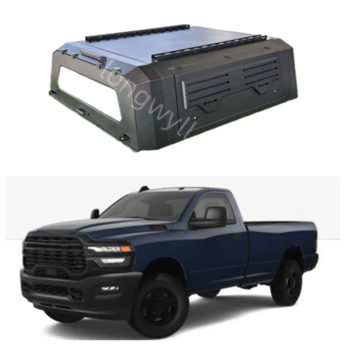 

Customized Hard Aluminum Alloy Sports Top Canopy Smart Cap Key Lock for Ram 3500 Land Cruiser Pickup Waterproof