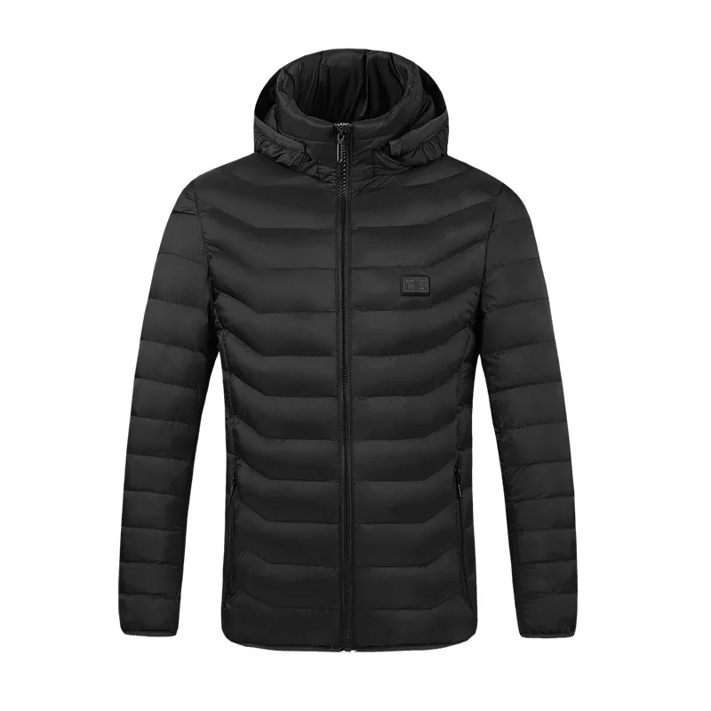 Windproof Electric Heating Jacket Winter Smart Warm Clothing Couple Constant Temperature Cotton Thermal Wear Heated Coat Unisex