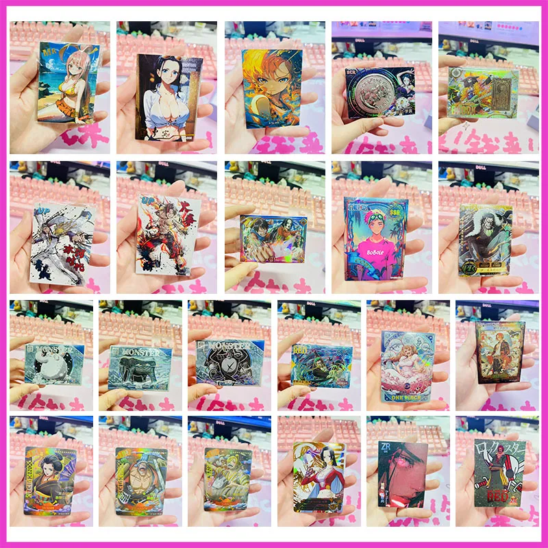 Anime ONE PIECE Rare UR PR UP STA LP MR BCR Refraction Game Collectible Card Sanji Robin Ace Nami Toys for boys Birthday Present