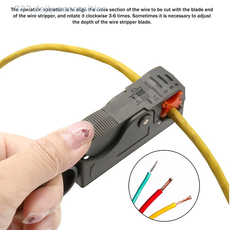 

Professional Electrician Wire Pliers Cable Wire Stripper Cutter Crimper Automatic Crimping 1/2PCS wire stripper Tool Accessories
