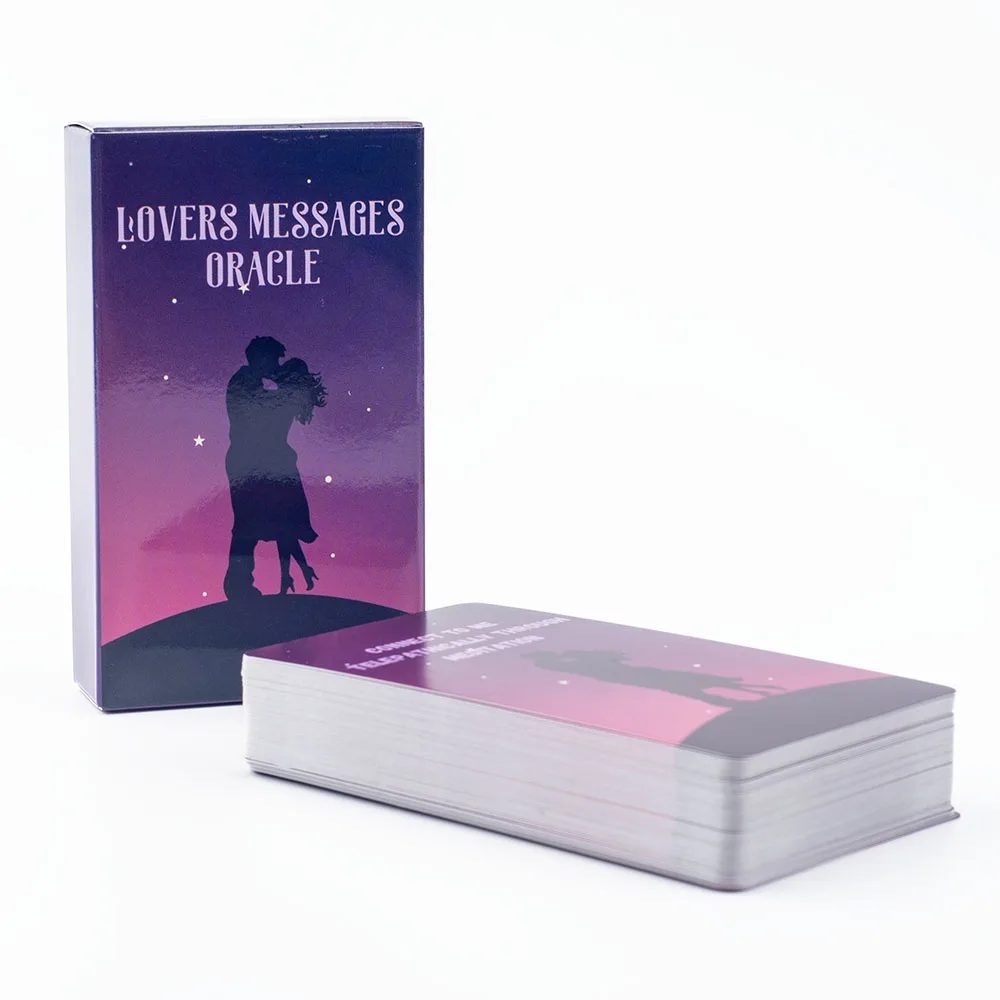 حار بيع عشاق أوراكل 64 بطاقة سطح السفينة الإنجليزية بطاقات العرافة لتوجيه الحب ورؤى العلاقة المدمجة 10.3x6 سنتيمتر مجلس #4