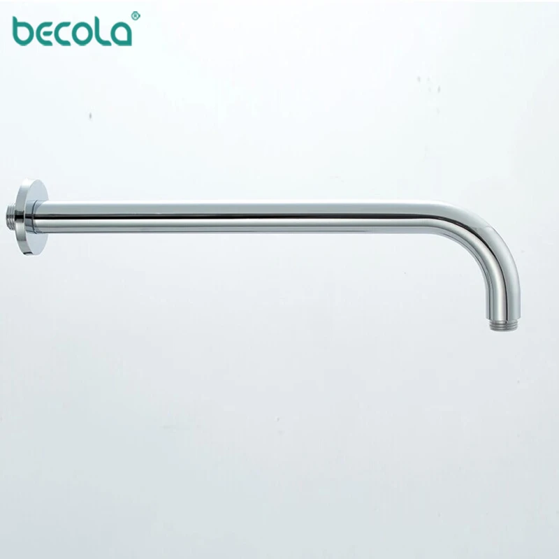 BECOLA Bad Kupfer Wand Dusche Arm Dark Montiert Pleuel Sprinkler Dusche Rohr Messing Halterung/Decke Rohr Stange Rohr