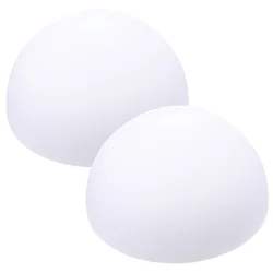 2 Pcs Chandelier Plastic Lampshade Ceiling Light Replacement Mushroom Pp Protector