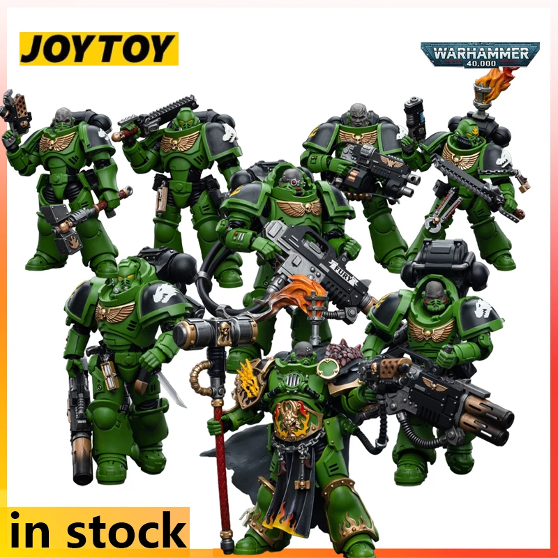 

JOYTOY Original Factory Production 1/18 Finished Product Movable Warhammer 40,000 Anime Salamander Model Toys Gifts for Boys