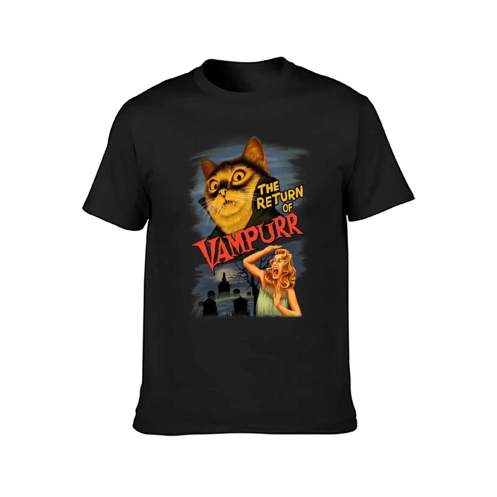 The Return of Vampurr T-Shirt customs design your own blanks summer tops black t-shirts for men