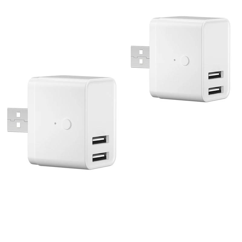 Tuya الذكية زيجبي USB محول التبديل 5 فولت Mini 2 USB محول الطاقة التحكم الذكي في الحياة ل أليكسا جوجل ياندكس أليس